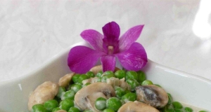 Creamy Mushroom Peas