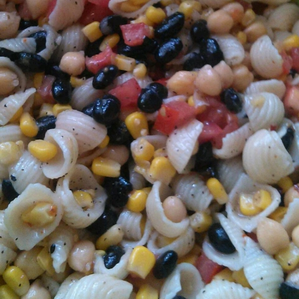 Zesty Southern Pasta and Bean Salad