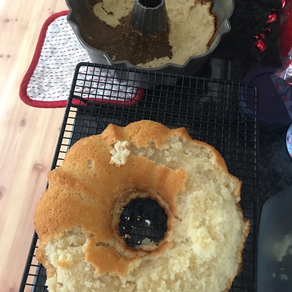 Crumbly Lemon Bundt Cake with Glaze