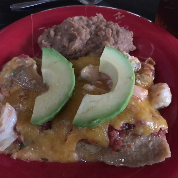 Shrimp Enchiladas