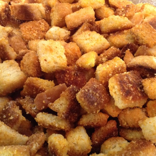 Cheese Garlic Croutons