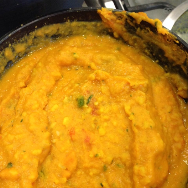 Yellow Dhal - Sweet Potato Soup