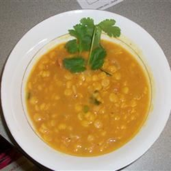 Yellow Dhal - Sweet Potato Soup