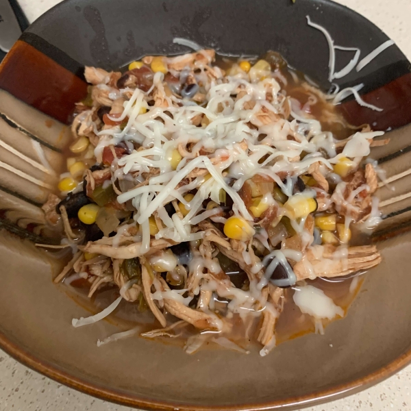 Chicken Tortilla Soup in the Slow Cooker