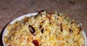Couscous Pilaf with Almonds, Coconut, and Cranberries