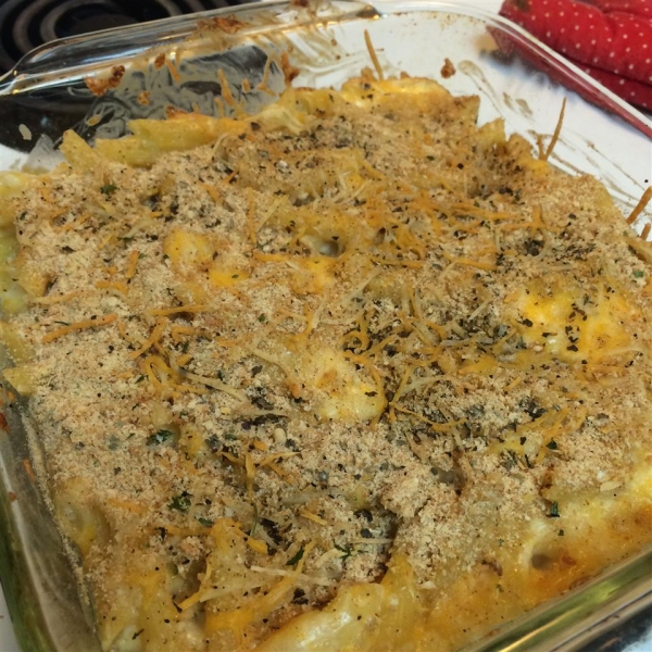 Easy Baked Mac-N-Cheese