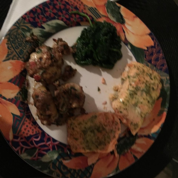 Spinach Stuffed Mushrooms