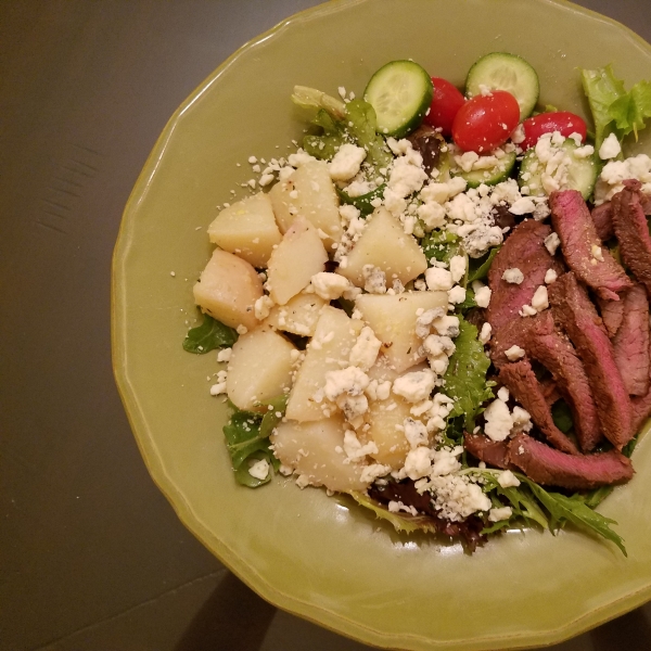 Warm Steak and Potato Salad