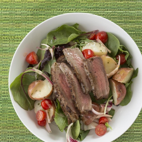 Warm Steak and Potato Salad