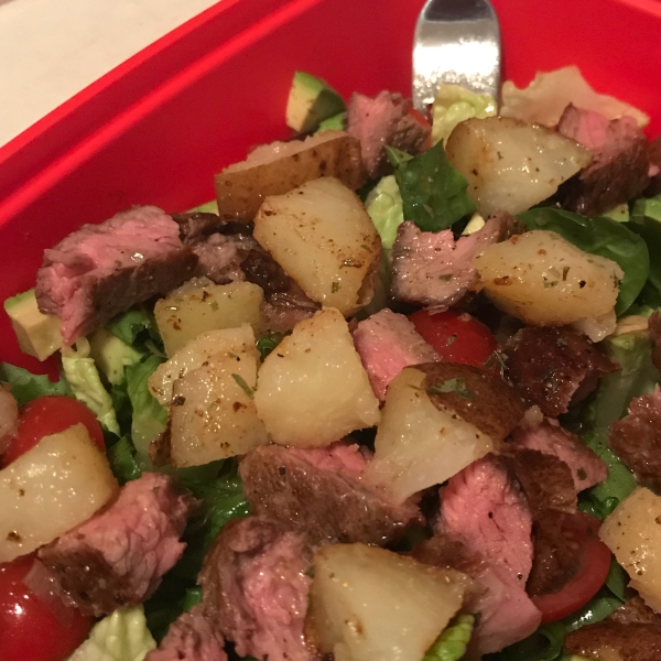 Warm Steak and Potato Salad