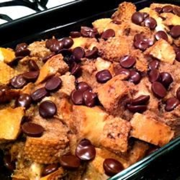 Chocolate Banana Bread Pudding