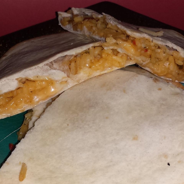 Cheese 'N Rice Quesadillas