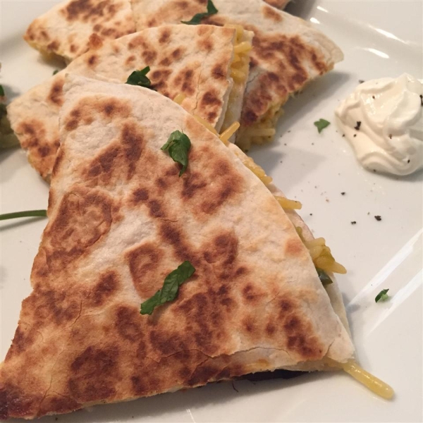 Cheese 'N Rice Quesadillas