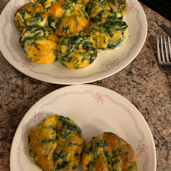 Spinach Egg White Muffins