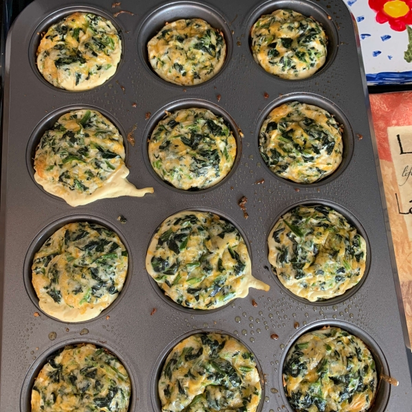 Spinach Egg White Muffins