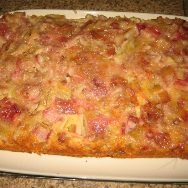 Rhubarb Upside Down Cake