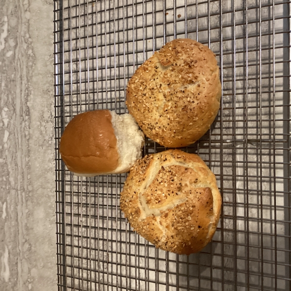 Two-Ingredient Dough Bread Bowls for Soup