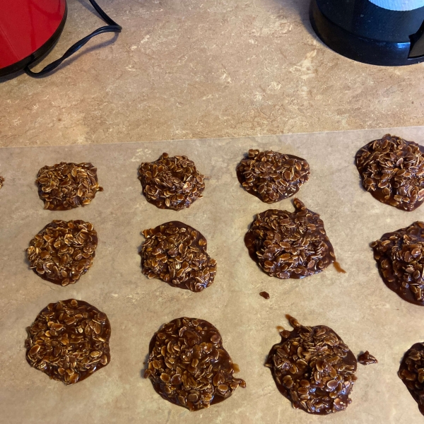 No Bake Peanut Butter Cookies I