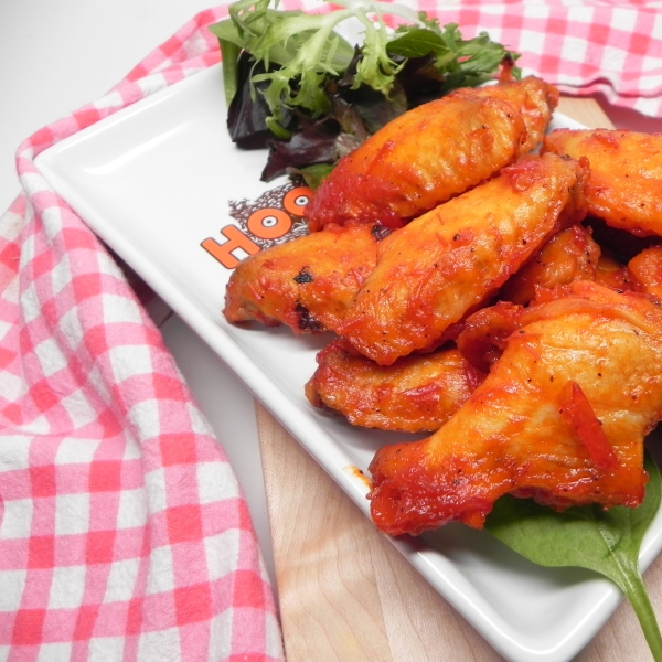 Baked Lemon-Pepper-Harissa Wings