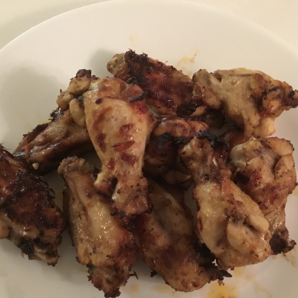Baked Lemon-Pepper-Harissa Wings