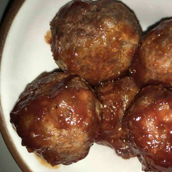 BBQ Chorizo Meatballs