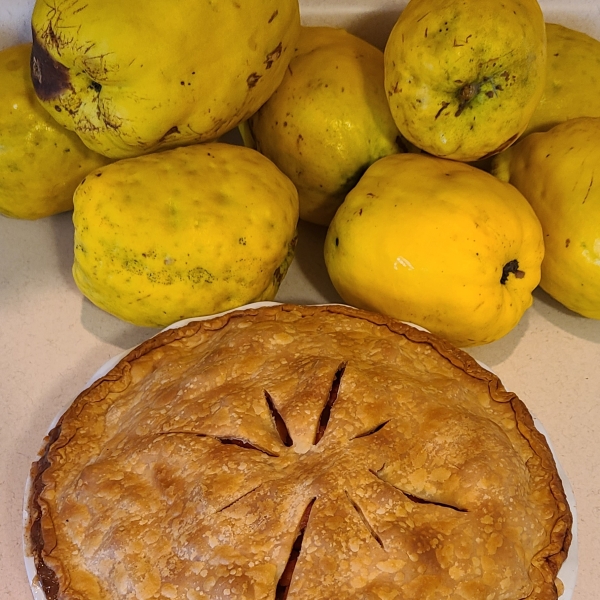 Honey-Poached Quince Pie