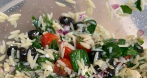 Spinach and Orzo Salad