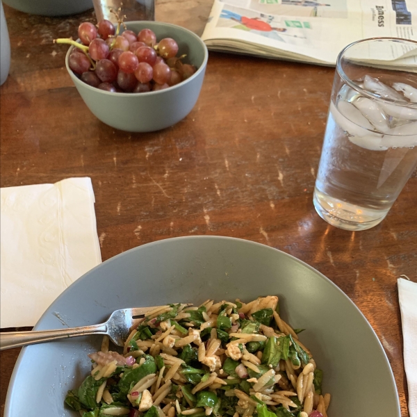 Spinach and Orzo Salad