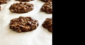 No-Bake Chocolate-Peanut Butter Drop Cookies