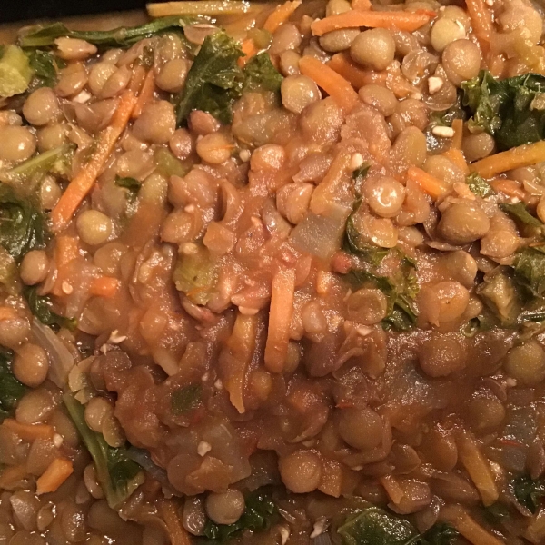 Amazing Lentils and Kale
