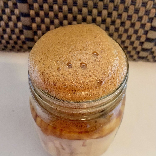 Whipped Peanut Butter Iced Coffee