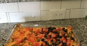 Seven Layer Tex Mex Dip