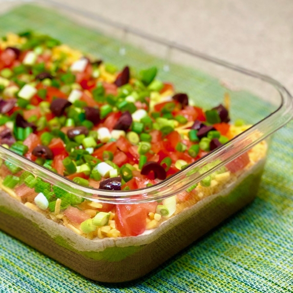 Seven Layer Tex Mex Dip