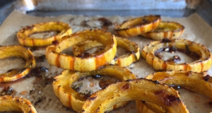 Roasted Delicata Squash with Hot Honey