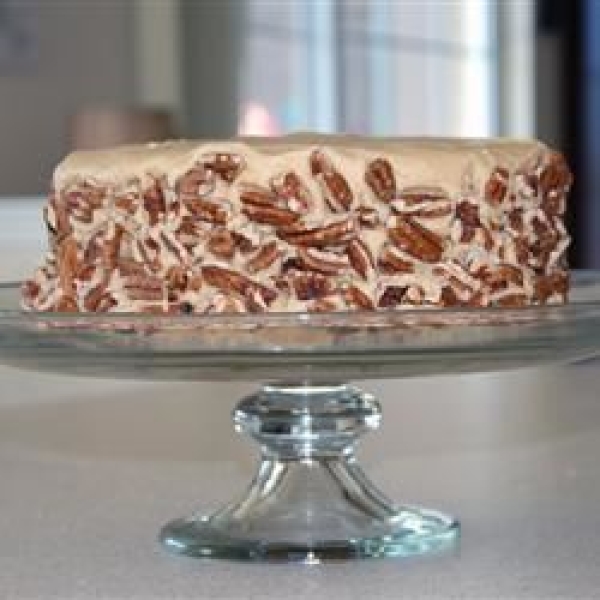 Caramel Cake with Caramel Nut Frosting