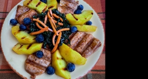 Grilled Pork and Peach Salad