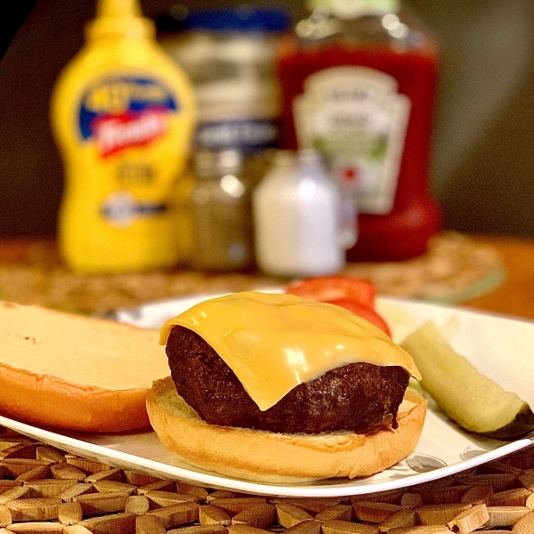 Air Fryer Cheeseburgers