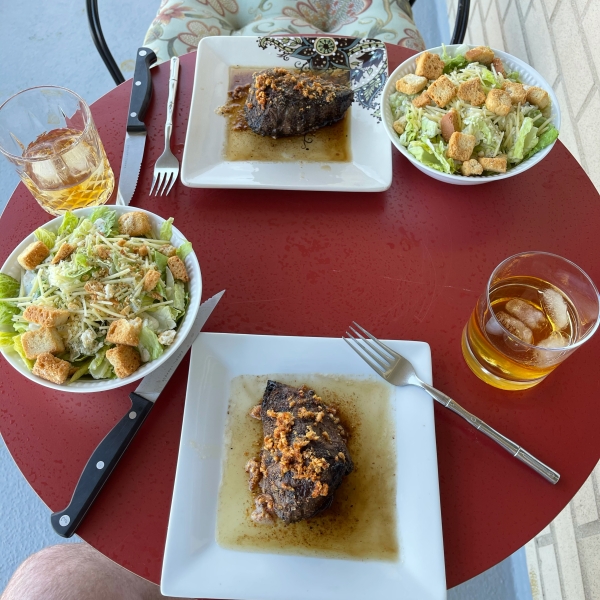 Sirloin Steak with Garlic Butter