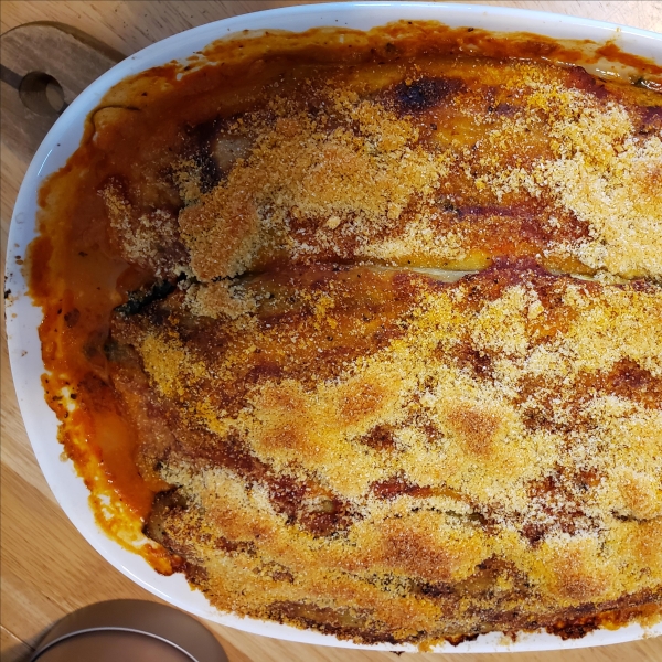 Jorge's Pasta-less Eggplant Lasagna