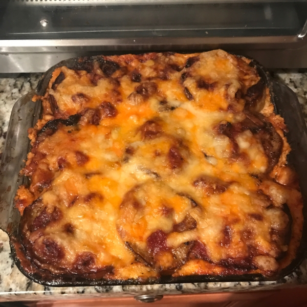 Jorge's Pasta-less Eggplant Lasagna