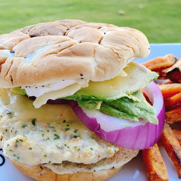 Baja Baked Chicken Cheeseburgers