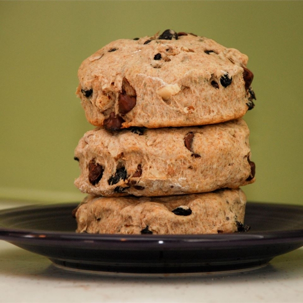 Date and Chocolate Chip Whole Wheat Scones