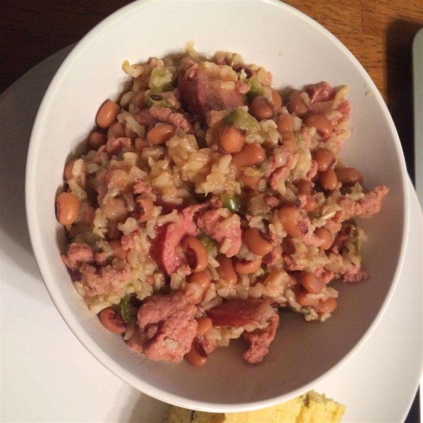 Creole Black-Eyed Peas and Rice