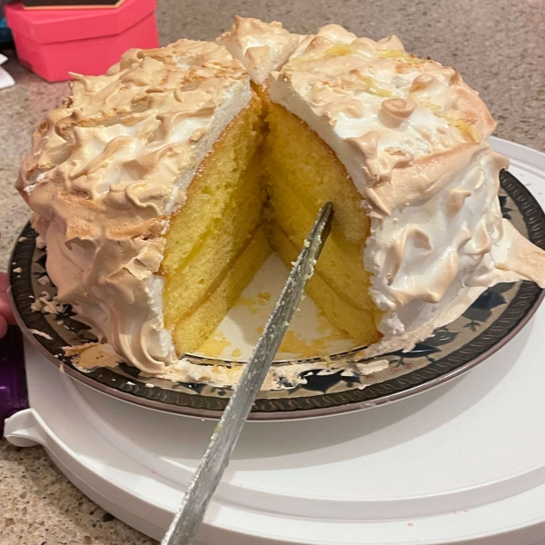 Lemon Meringue Cake