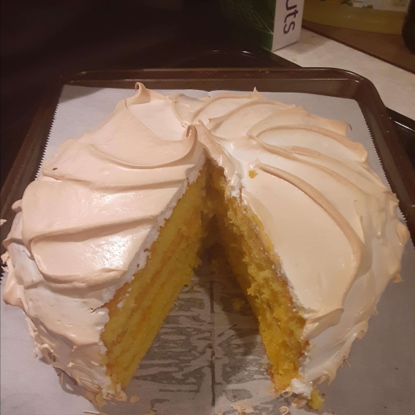 Lemon Meringue Cake