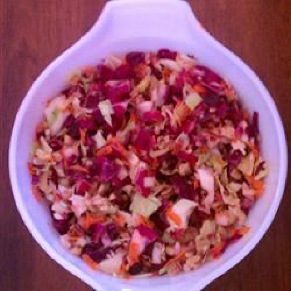 Cranberry Walnut Slaw