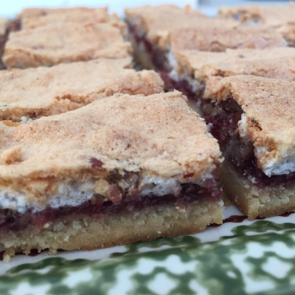 Raspberry Meringue Bars