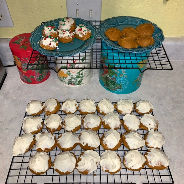 Pumpkin Cookies with Cream Cheese Frosting (The World's Best!)