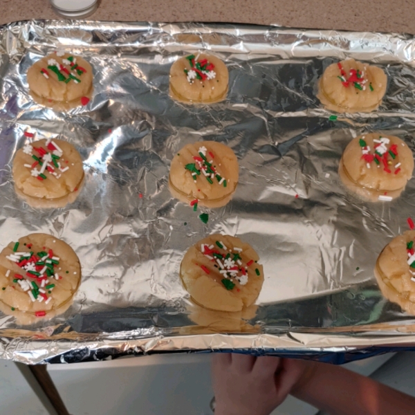 Maple Shortbread Cookies