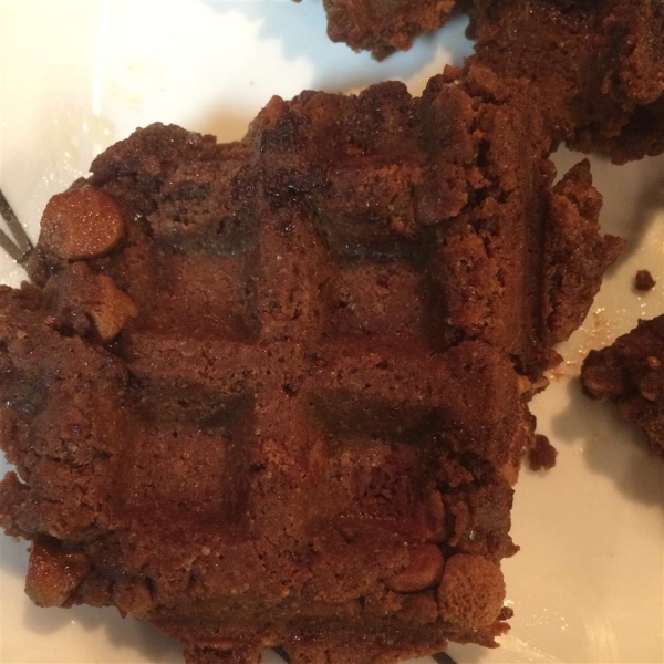 Waffle Iron Brownies